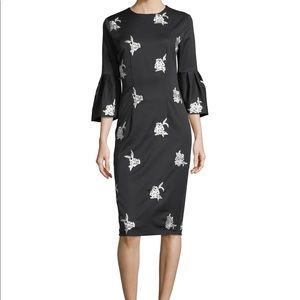Sachin & Babi Reese floral bell sleeve dress